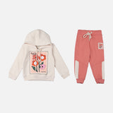 GIRLS 2 PIECES SET ( JOGGER & HOODIE )