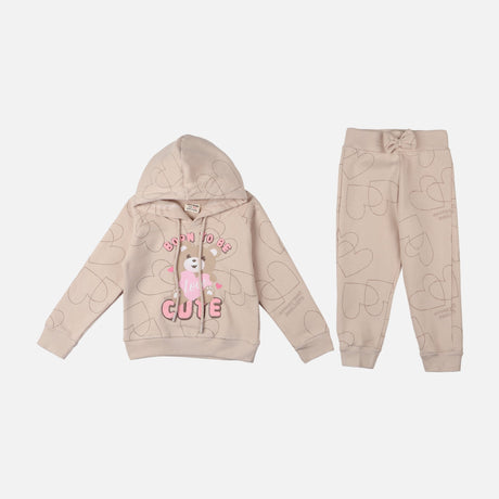GIRLS 2 PIECES SET ( JOGGER & HOODIE )