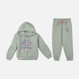 GIRLS 2 PIECES SET ( JOGGER & HOODIE )