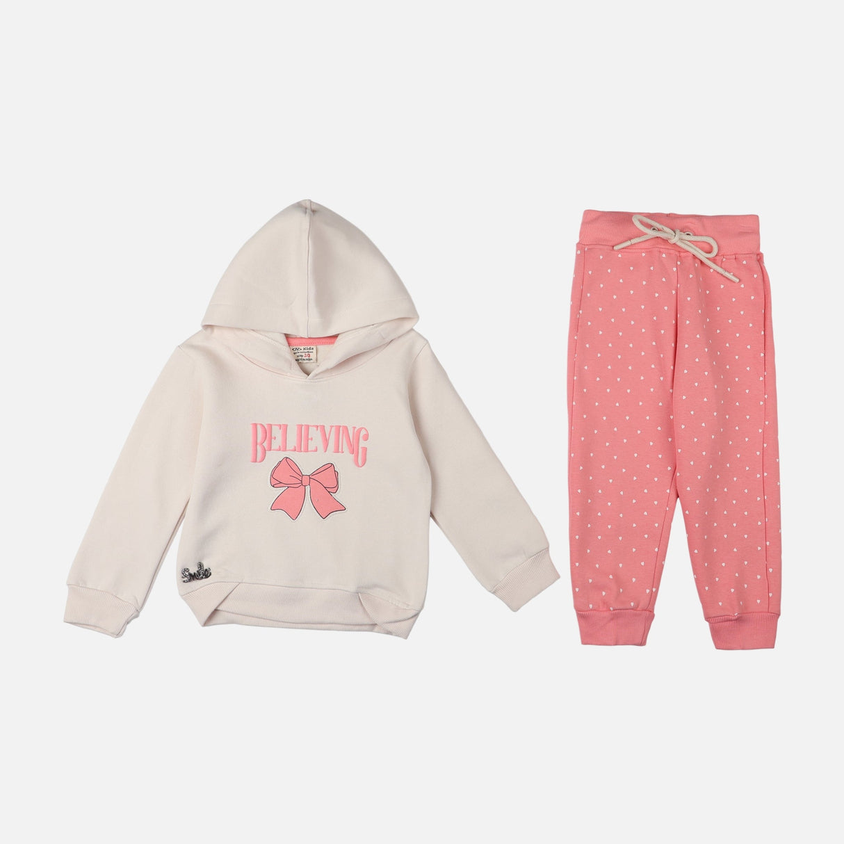 GIRLS 2 PIECES SET ( JOGGER & HOODIE )