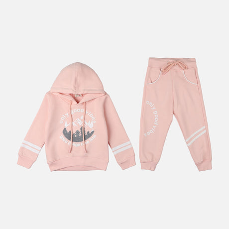 GIRLS 2 PIECES SET ( JOGGER & HOODIE )