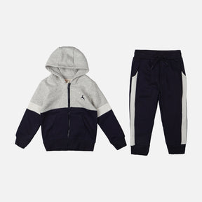 BOYS 2 PIECES SET ( JOGGER & HOODIE WITH ZIPPER )