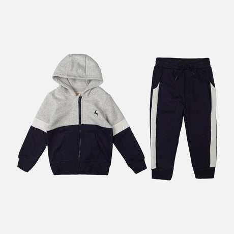 BOYS 2 PIECES SET ( JOGGER & HOODIE WITH ZIPPER )