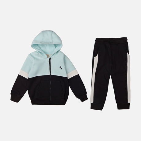 BOYS 2 PIECES SET ( JOGGER & HOODIE WITH ZIPPER )
