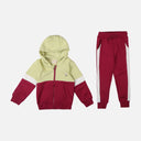 GIRLS 2 PIECES SET ( JOGGER & HOODIE WITH ZIPPER )