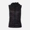 WOMEN BASIC PADDED VEST WITH HOOD