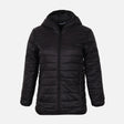 WOMEN BASIC PADDED JACKET WITH HOOD