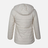 WOMEN BASIC PADDED JACKET WITH HOOD