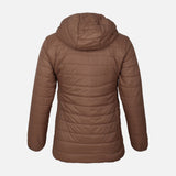 WOMEN BASIC PADDED JACKET WITH HOOD