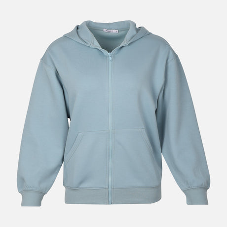 WOMEN BASIC SCUBA FULLZIPPER HOODIE