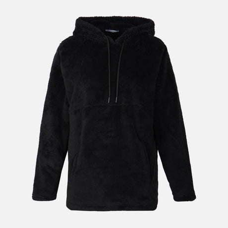 WOMEN SHERPA LONG HOODIE