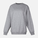 WOMEN FLEECE OVERSIZED LONG SWEATSHIRT