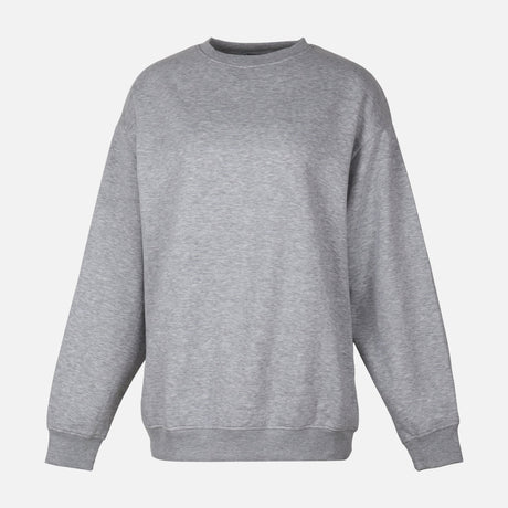 WOMEN FLEECE OVERSIZED LONG SWEATSHIRT