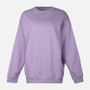 WOMEN FLEECE OVERSIZED LONG SWEATSHIRT