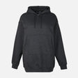 WOMEN FLEECE OVERSIZED LONG HOODIE