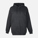 WOMEN FLEECE OVERSIZED LONG HOODIE