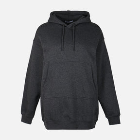 WOMEN FLEECE OVERSIZED LONG HOODIE