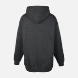WOMEN FLEECE OVERSIZED LONG HOODIE