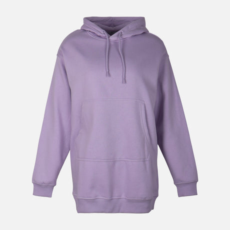 WOMEN FLEECE OVERSIZED LONG HOODIE