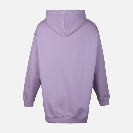WOMEN FLEECE OVERSIZED LONG HOODIE