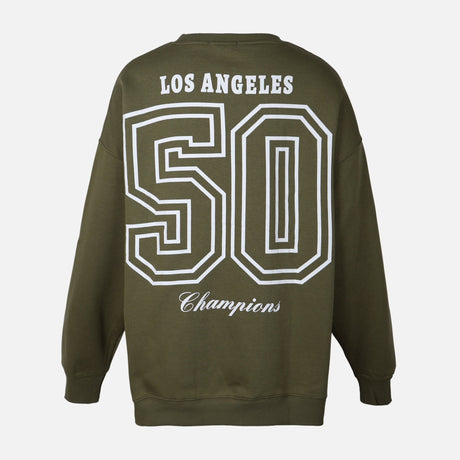 WOMEN FLEECE OVERSIZED SWEATSHIRT