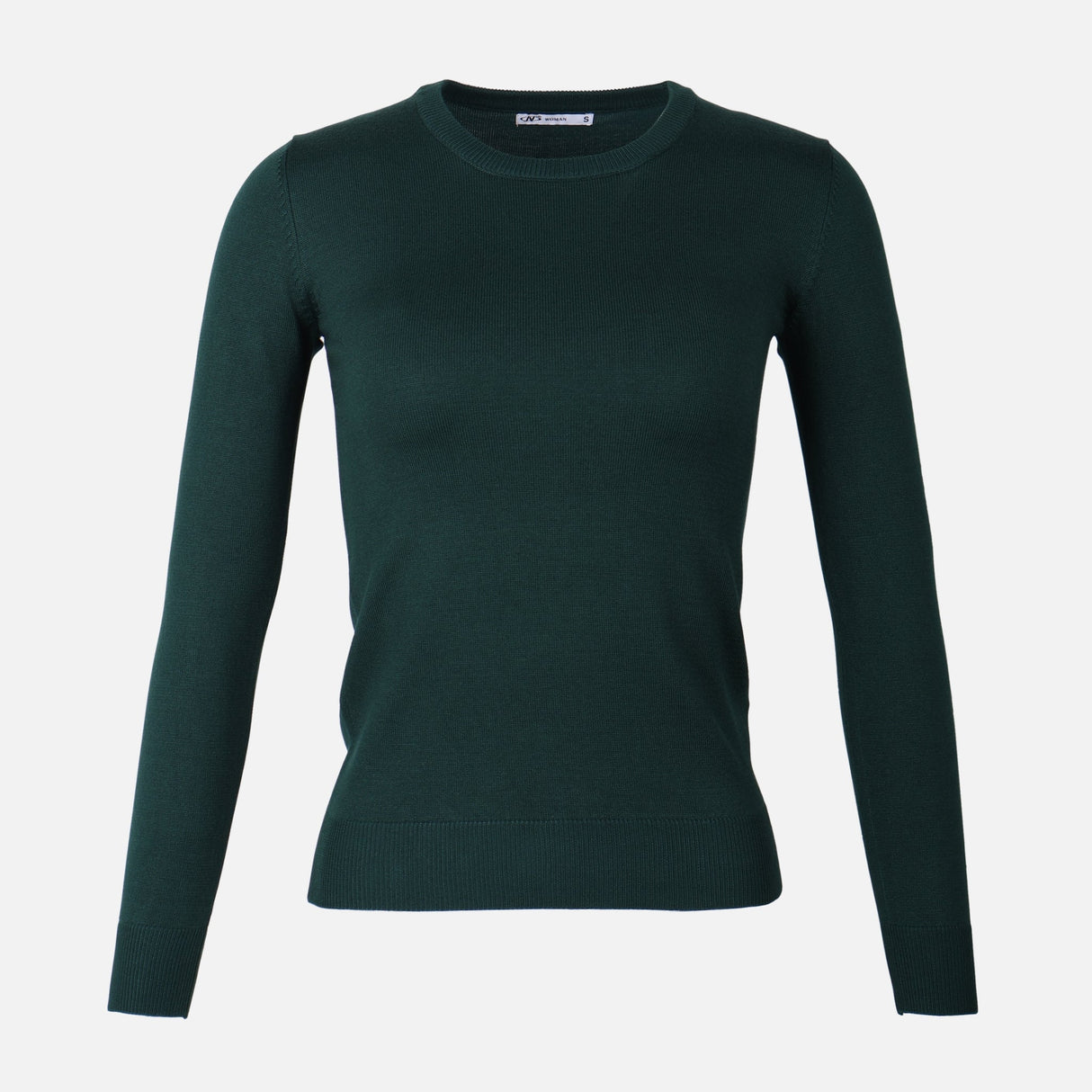 WOMEN BASIC SWEATER CREWNECK