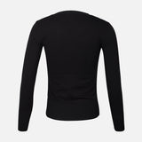 WOMEN BASIC SWEATER V-NECK