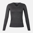 WOMEN BASIC SWEATER V-NECK