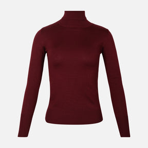 WOMEN BASIC SWEATER ROLLNECK