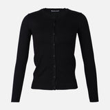WOMEN BASIC CARDIGAN CREWNECK
