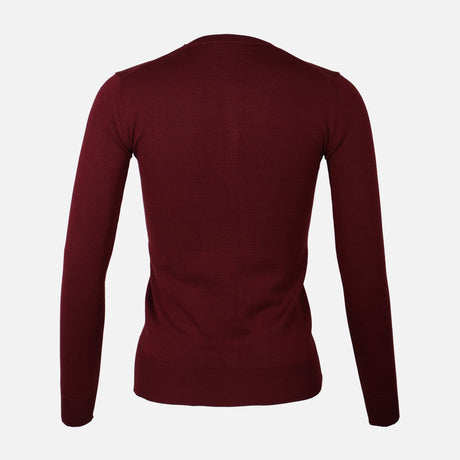 WOMEN BASIC CARDIGAN CREWNECK