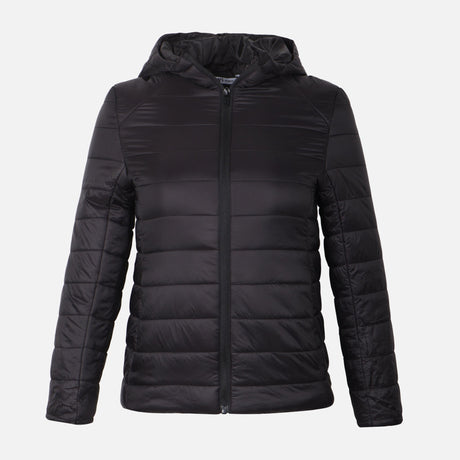 WOMEN PADDED JACKET WITH HOOD