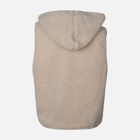 WOMEN SHERPA HOODED VEST