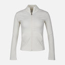 WOMEN FULL-ZIP RIBBED CARDIGAN
