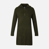 WOMEN HIGH NECK KNITTED DRESS