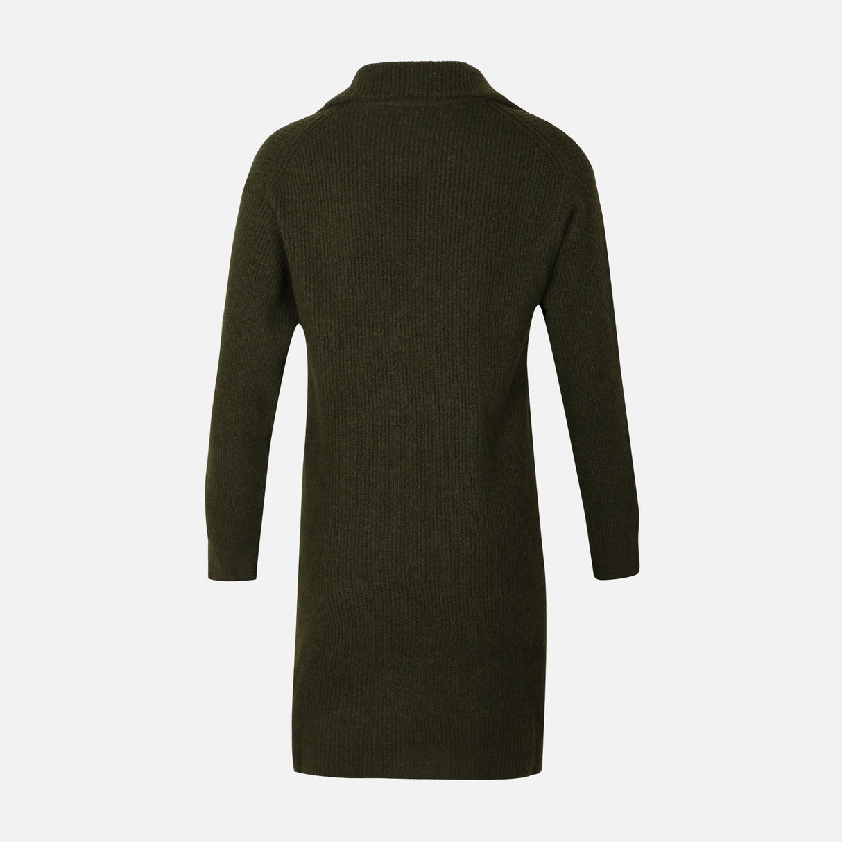 WOMEN HIGH NECK KNITTED DRESS