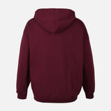 WOMEN BASIC OVERSIZE FLEECE HOODIE