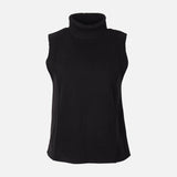 WOMEN SLEEVE LESS HIGH NECK SWEATER