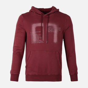 MEN HOODED PULLOVER