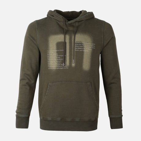 MEN HOODED PULLOVER