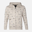 MEN HOODED CARDIGAN