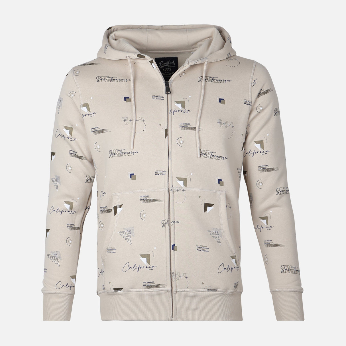 MEN HOODED CARDIGAN