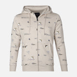 MEN HOODED CARDIGAN