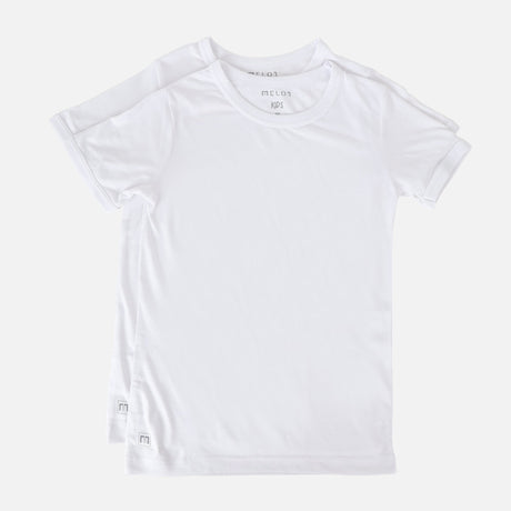 BOYS MERCERIZED ROUND NECK T-SHIRT PACK OF 2