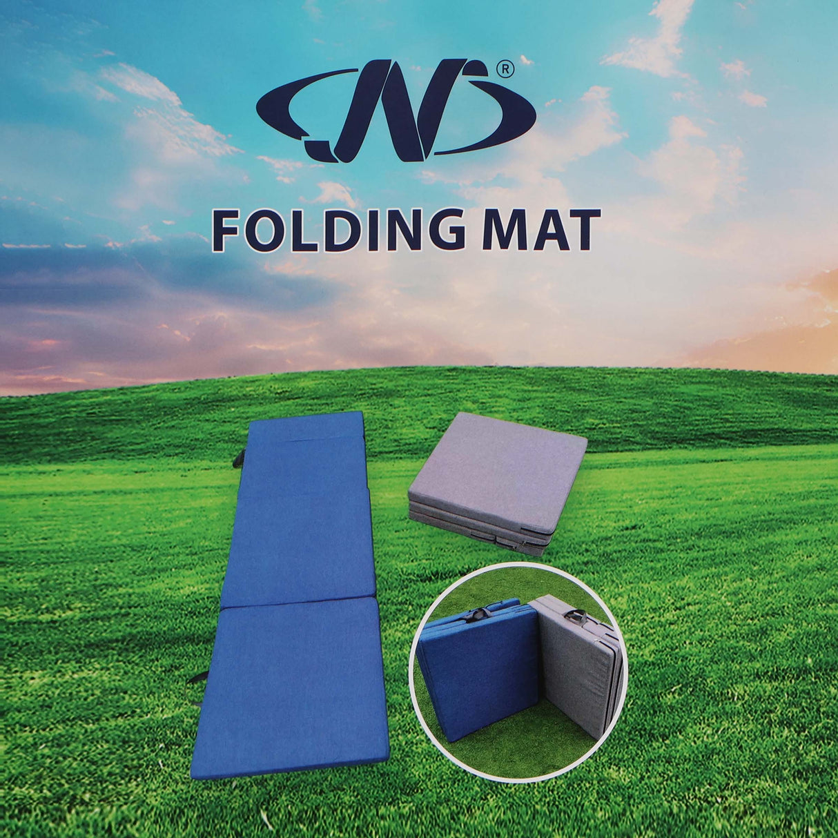 FOLDING MAT 180X90X7 CM