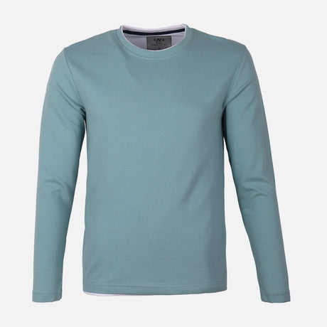 MEN LONG SLEEVE T-SHIRT ROUND NECK
