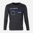 MEN LONG SLEEVE GRAPHIC T-SHIRT ROUND NECK