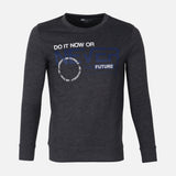 MEN LONG SLEEVE GRAPHIC T-SHIRT ROUND NECK