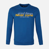MEN LONG SLEEVE GRAPHIC T-SHIRT ROUND NECK