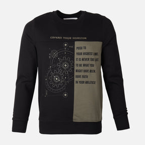 MEN PULLOVER ROUND NECK